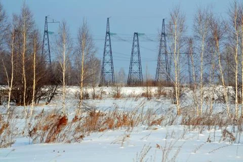 Electric substation Stock Photos