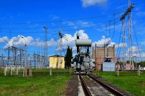 Electric substation Stock Photos