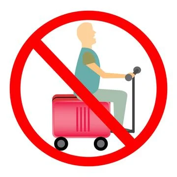 Electric suitcase Stock Illustration