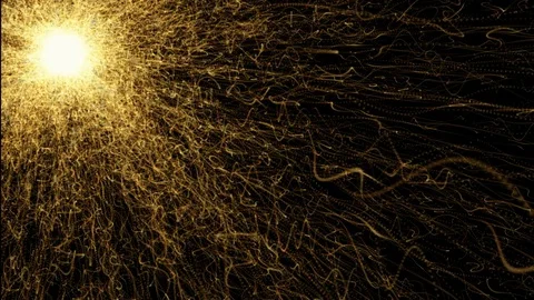 Electric sun motion background loop Video stock 75968526