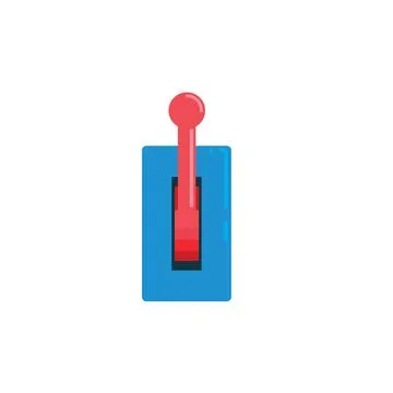 Electric switch cartoon  vector icon element    design Illustrazione stock