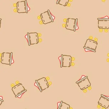 Electric switch electrical engineer vector seamless pattern Stockillustratie