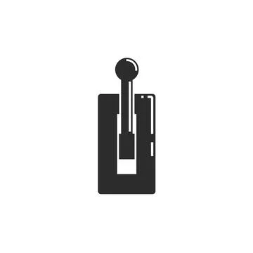 Electric switch icon vector concept Illustrazione stock