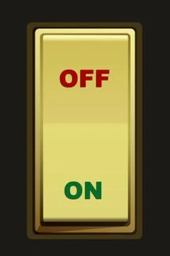 Electric switch Illustrazione stock