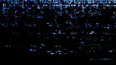 Electric symphony of digital dissonance  Glitch static and the art of signal Stock-Footage 283475527