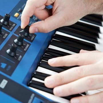 Electric synthesizer Stock Photos