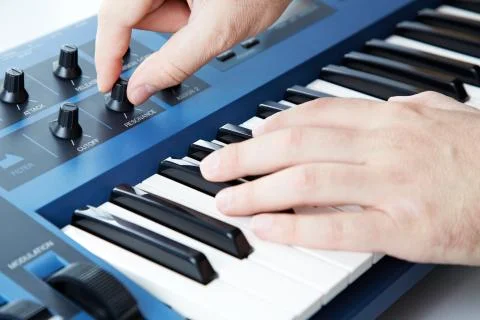 Electric synthesizer Stock Photos