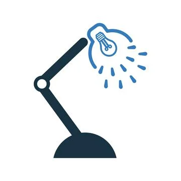 Electric table light icon design Stock Illustration