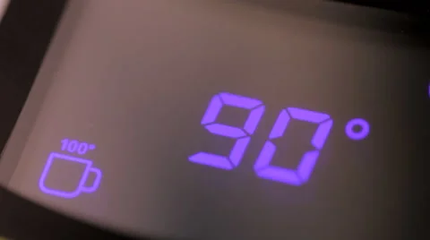 Electric tea kettle display Stock Footage 61414809