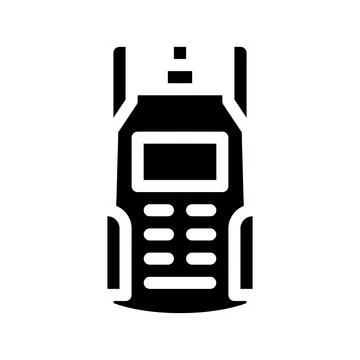 Electric tester cable icon vector glyph illustration Stock Illustration