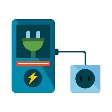 Electric tester device Stock Illustration