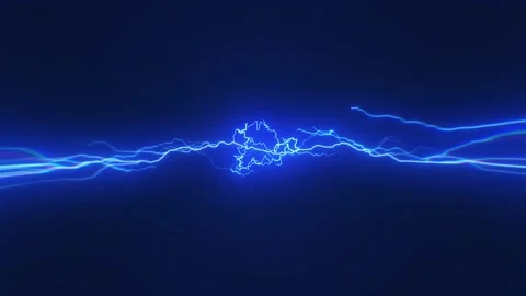 Electric Thunder Strikes Kinetic Action Fx Stock Footage 219801984