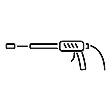 Electric tool connecting to power cable icon 스톡 일러스트