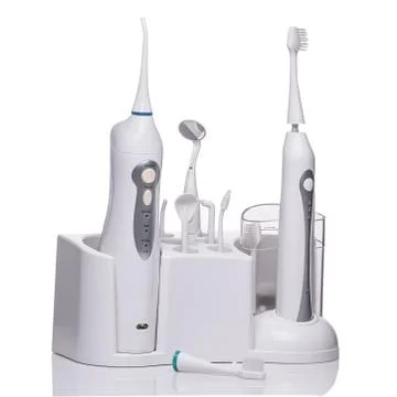 Electric tooth brush Stock Photos