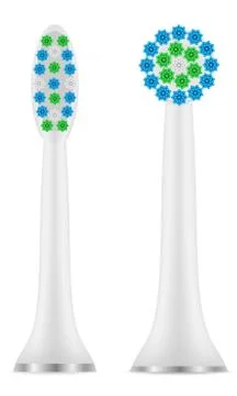 Electric toothbrush for cleaning teeth and hygiene dental dentist vector illu Stock Illustration