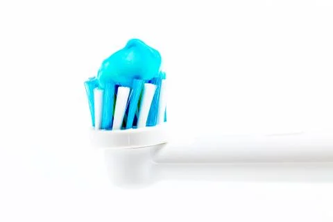 Electric toothbrush head Foto stock