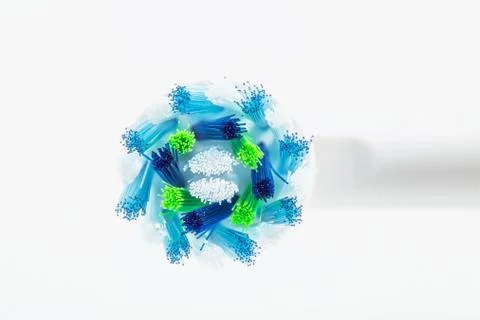 Electric toothbrush head Stock Photos