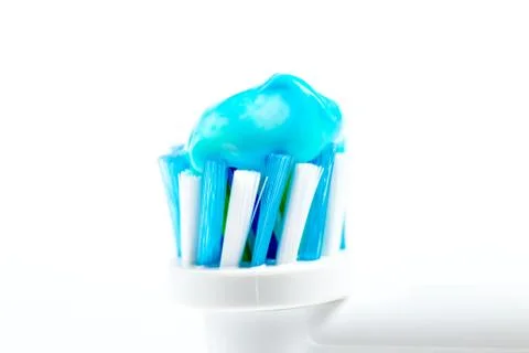 Electric toothbrush head Stock Photos