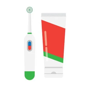 Electric Toothbrush isolated. Stock Illustration