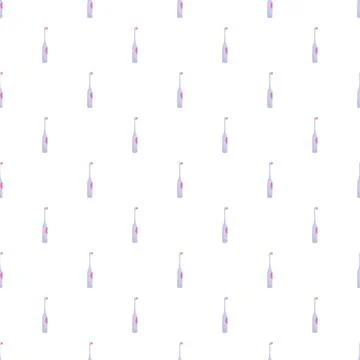 Electric toothbrush pattern for dental care hygiene concept Stock Illustration