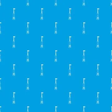 Electric toothbrush pattern seamless blue Stock Illustration