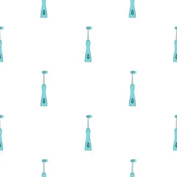 Electric toothbrush pattern seamless Stock Illustration
