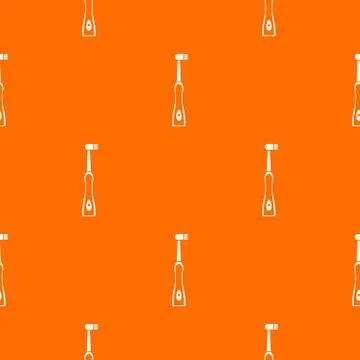 Electric toothbrush pattern seamless Stock Illustration