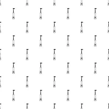 Electric toothbrush pattern, simple style Stock Illustration