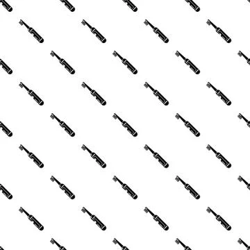 Electric toothbrush pattern vector seamless Illustrazione stock