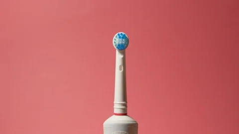 Electric Toothbrush turned on 스톡 동영상 124695062