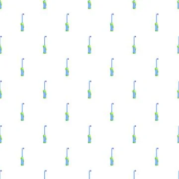 Electric toothbrushes creating repeating pattern for dental hygiene Illustrazione stock