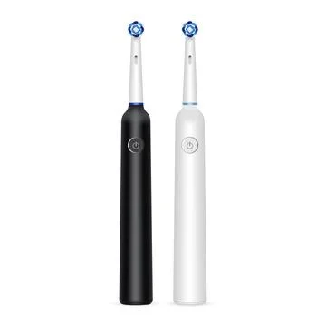Electric Toothbrushes Mockups, Isolated Stock Illustration