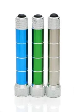Electric torches Stock Photos
