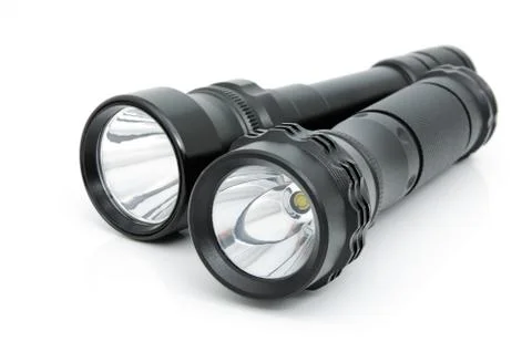 Electric torches Stock Photos