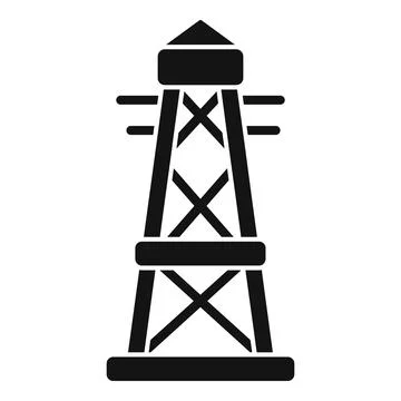 Electric tower icon simple vector. Smart resource Stock Illustration