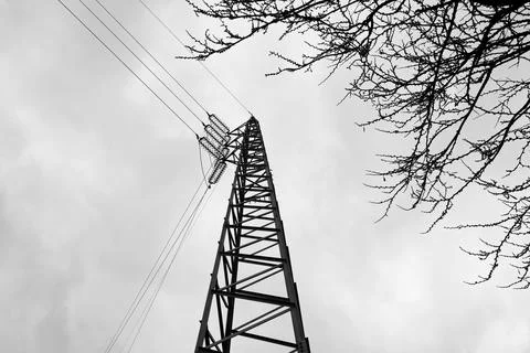 Electric tower Stock Photos