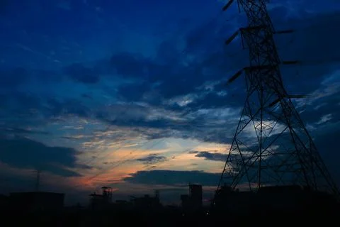 Electric tower Stock Photos