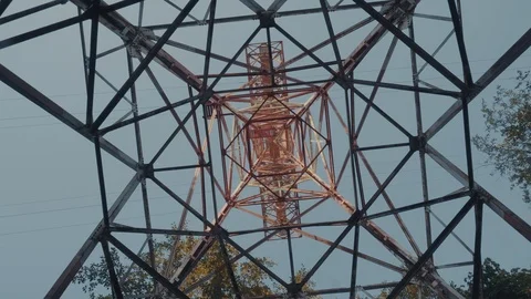 Electric Tower Rotation 스톡 동영상 91228914