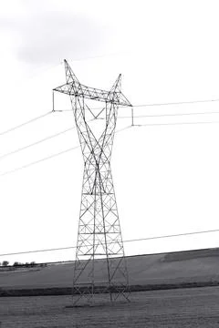 Electric tower structure Stock Photos