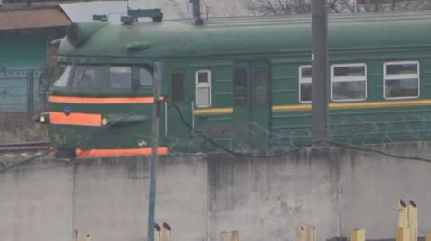 Electric train Video stock 11526825