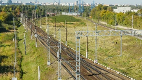 The Electric-Train Stock Footage 80455359
