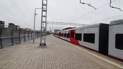 Electric train Stock Footage 155475280