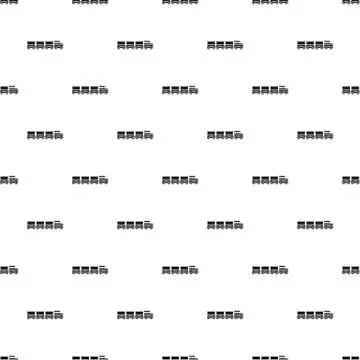 Electric train pattern seamless vector Stock Illustration