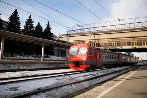 Electric train Stock Photos