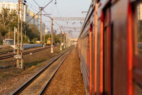 Electric train. Stock Photos