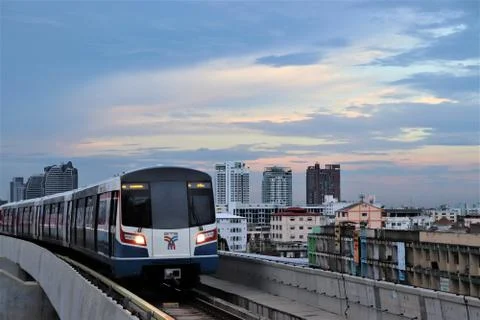 Electric train. Stock Photos