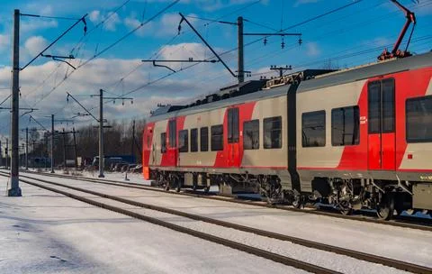 Electric train Stock Photos