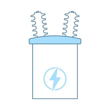 Electric Transformer Icon Ilustración de archivo