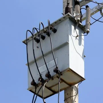 Electric transformer Stock Photos