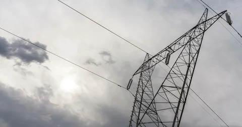 Electric trellis Stock Footage 89495583